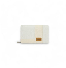 Medium Waterproof Fabric Crossbody Bag - Off White