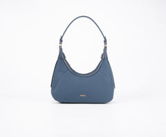 A petite women's handbag with an elegant design - blue