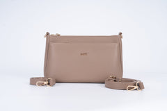 A shoulder bag for women that exudes an abundance of charm  - coffee