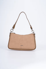 • Elegant and practical black women's handbag that complements your look. Small with a stylish beige design.